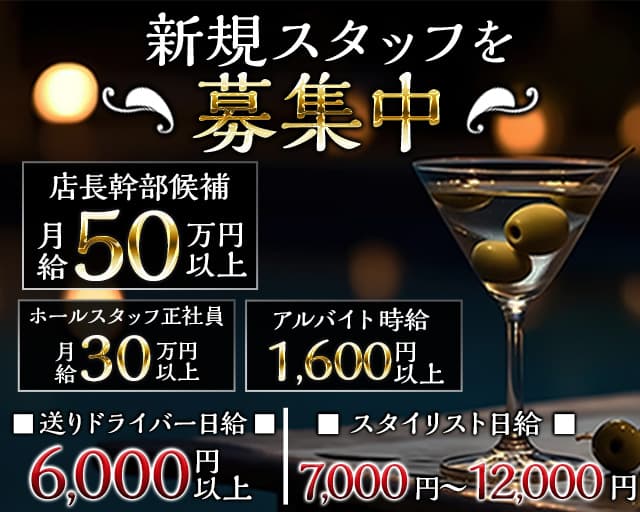 CLUB SCENE（シーン）(三宮)のボーイ・男性求人