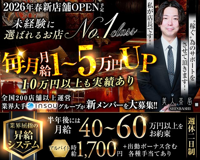美人茶屋 新橋（ビジンチャヤ） バナー