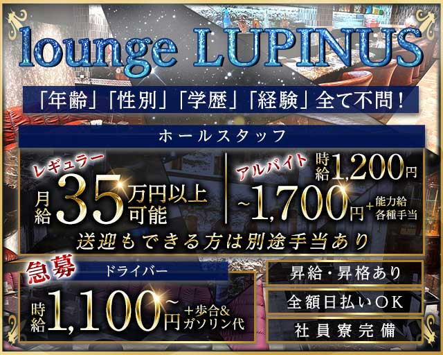 LUPINUS（ルピナス）(柳ヶ瀬)のボーイ・男性求人
