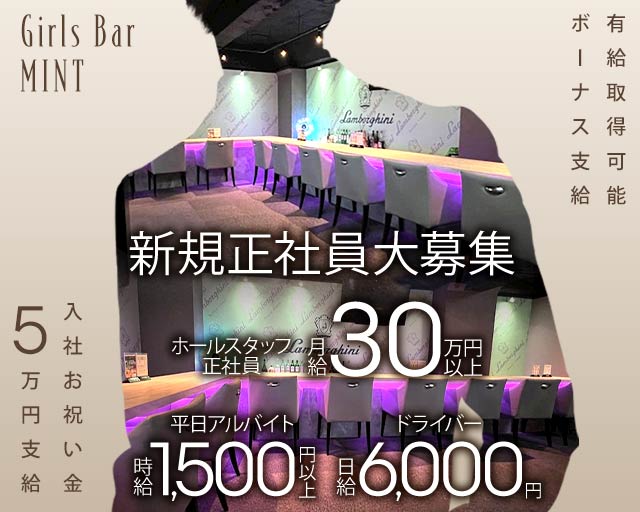 Girls Bar MINT（ミント） バナー