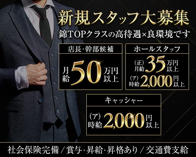 THE MONDO LOUNGE（モンド ラウンジ）(錦)のボーイ・男性求人