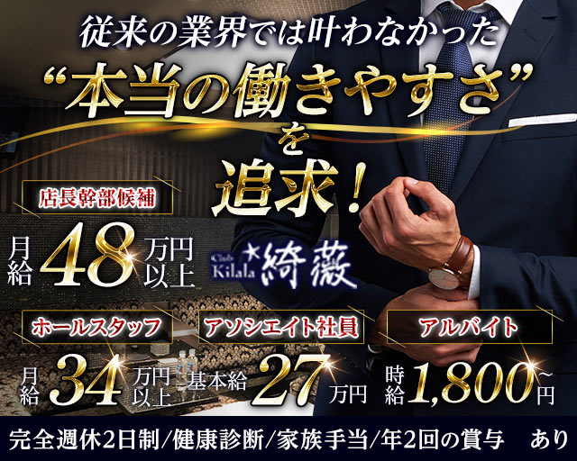 Club kilala 綺薇ーキララー バナー