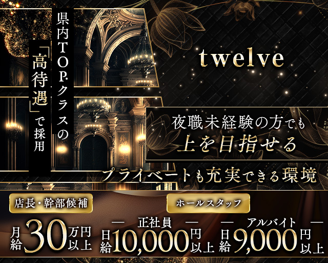 twelve（トゥエルブ） バナー