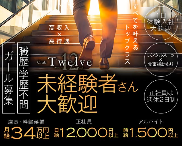 twelve（トゥエルブ） バナー